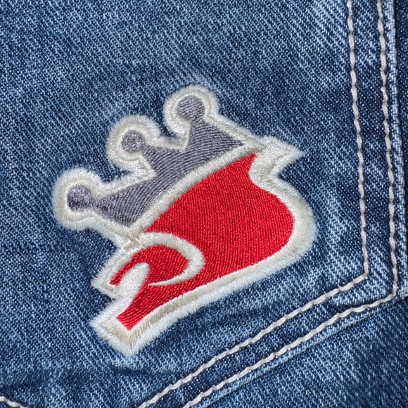 JNCO Blue Wide-Leg Jeans - Picture 3 of 6